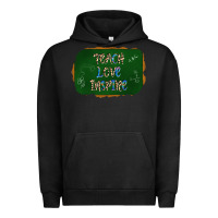 Pigment Black teach love inspire chalkboard Urban Hoodie - AdoDesignShop
