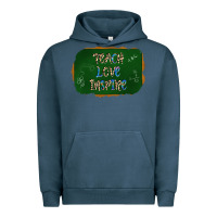 Pigment Midnight Navy teach love inspire chalkboard Urban Hoodie - AdoDesignShop