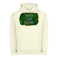 Pigment Pistachio teach love inspire chalkboard Urban Hoodie - AdoDesignShop