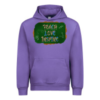 Tulip teach love inspire chalkboard Urban Hoodie - AdoDesignShop