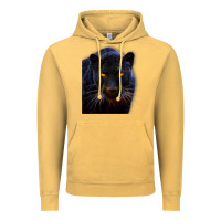 Vintage Mustard Black Panther, Big Cat T Vintage Hoodie - longCreatives