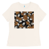 Bone pool with leopard tumbler tbs Ladies Tee - TumblerDesignByShophia