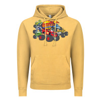 Vintage Mustard Blaze and the Monster Machines and Friends Vintage Hoodie - longCreatives