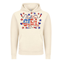 Vintage Artic all american girl doodle letters Vintage Hoodie - CowCowDesign