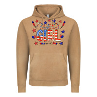 Vintage Camel all american girl doodle letters Vintage Hoodie - CowCowDesign