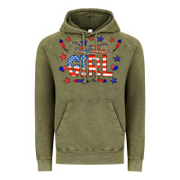 Vintage Olive all american girl doodle letters Vintage Hoodie - CowCowDesign
