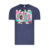 Vintage Denim Oh for peeps sake with cowhide tumbler Easter Day Vintage Tee - HowdyJamesFarm