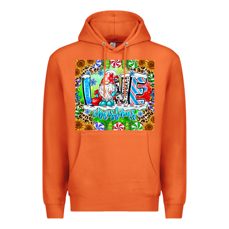 Love Christmas Gnome Premium Hoodie by CowhideDigitalArt | Teevron