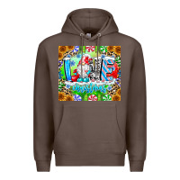 Coffee Love Christmas gnome Premium Hoodie - CowhideDigitalArt