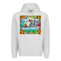 Dove Grey Love Christmas gnome Premium Hoodie - CowhideDigitalArt