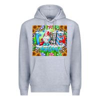 Heather Grey Love Christmas gnome Premium Hoodie - CowhideDigitalArt