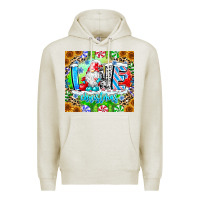 Oatmeal Heather Love Christmas gnome Premium Hoodie - CowhideDigitalArt