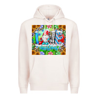 Pale Pink Love Christmas gnome Premium Hoodie - CowhideDigitalArt
