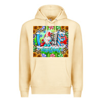 Pina Colada Love Christmas gnome Premium Hoodie - CowhideDigitalArt