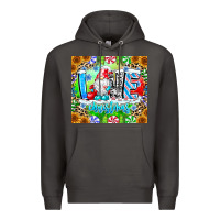 Smoke Love Christmas gnome Premium Hoodie - CowhideDigitalArt