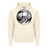 Vintage Artic M.C. Escher Spherical Self Portrait Vintage Hoodie - longCreatives