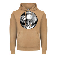 Vintage Camel M.C. Escher Spherical Self Portrait Vintage Hoodie - longCreatives