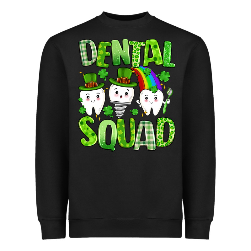 St. Patricks Day Dental Squad Heavyweight Sweatshirt by Artiststas | Teevron