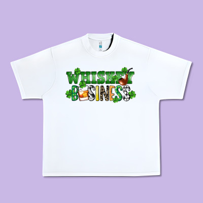 Whiskey Business St. Patrick's Day Urban Heavy Tee Designed By Cowgirlartshop