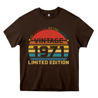 Chocolate Brown Vintage 1971 Limited Heavy Core Tee - Bettercallsaul