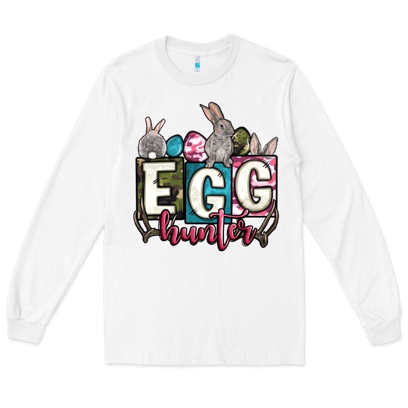 Easter Egg Hunter Long Sleeve Tee by OliviaCreatesArt | Teevron