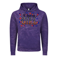 Cloud Purple All American Girl Vintage Hoodie - CowCowDesign