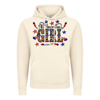 Vintage Artic All American Girl Vintage Hoodie - CowCowDesign