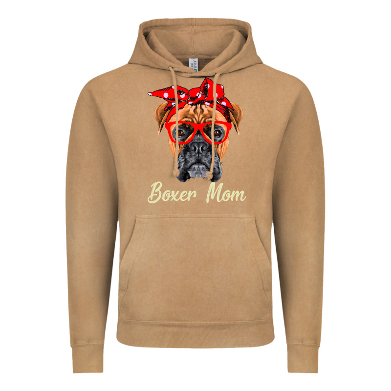 Boxer Mom Dogs  Mothers Day Dog Lovers Gifts For Women Vintage Hoodie by longCreatives | Teevron