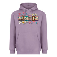 Lavender daisy auntie Heavyweight Hoodie - AdoDesignShop