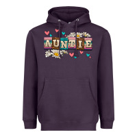 Plum daisy auntie Heavyweight Hoodie - AdoDesignShop