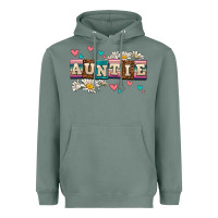 Sage daisy auntie Heavyweight Hoodie - AdoDesignShop