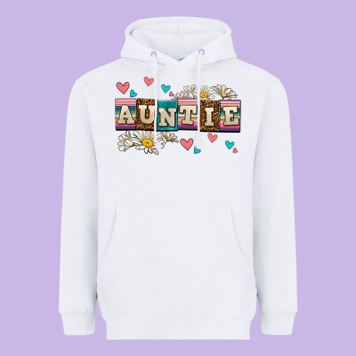 Daisy Auntie Heavyweight Hoodie Designed By Adodesignshop