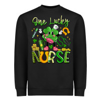 Black one lucky nurse Heavyweight Sweatshirt - Artiststas