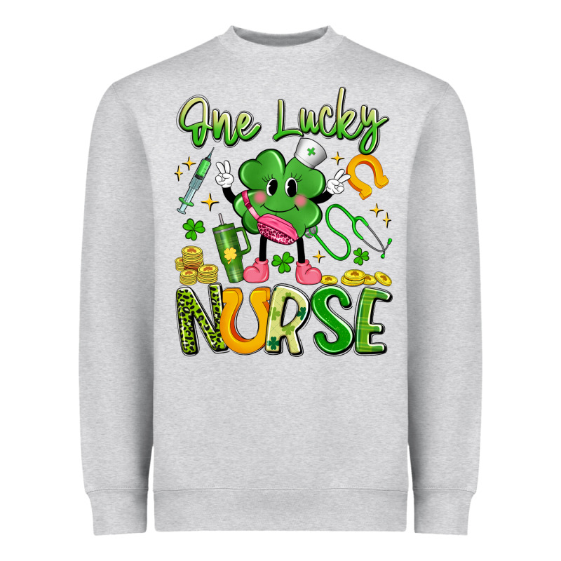 One Lucky Nurse Heavyweight Sweatshirt by Artiststas | Teevron