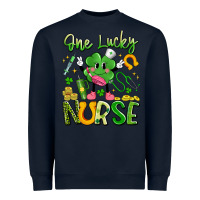 Navy one lucky nurse Heavyweight Sweatshirt - Artiststas