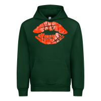 Forest Green basketball lips Urban Hoodie - AdoDesignShop