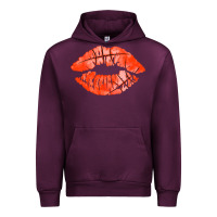 Mauve Wine basketball lips Urban Hoodie - AdoDesignShop