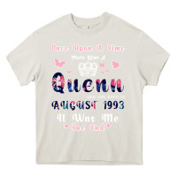 Cream Once Upon A Time There Was A Queen Who Was Born I Heavy Core Tee - Bettercallsaul