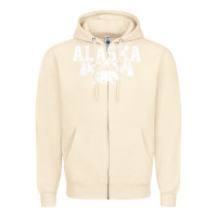 Sandshell Alaska Mountains Forest Hunting Usa Zipper Hoodie - longCreatives