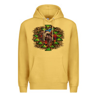 Antique Gold Western Christmas Rodeo Distressed Premium Hoodie - RanaPortraitStore
