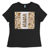 Mother's Day Mama Leopard Tumbler Tbs Ladies Tee | Teevron