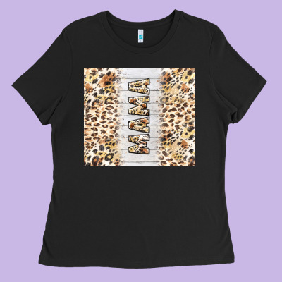 Mother's Day Mama Leopard Tumbler Tbs Ladies Tee Designed By Tumblerdesignbyshophia