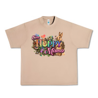 One Hoppy Mama Easter Day Urban Heavy Tee | Teevron