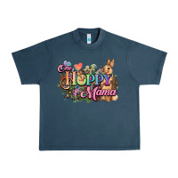 Midnight Navy One hoppy mama easter day Urban Heavy Tee - HowdyJamesFarm