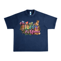 Navy One hoppy mama easter day Urban Heavy Tee - HowdyJamesFarm