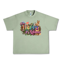 Oil Green One hoppy mama easter day Urban Heavy Tee - HowdyJamesFarm