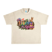 Sandshell One hoppy mama easter day Urban Heavy Tee - HowdyJamesFarm
