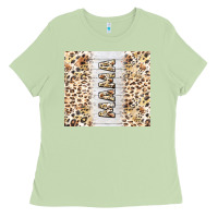 Matcha mother's day mama leopard tumbler tbs Ladies Tee - TumblerDesignByShophia