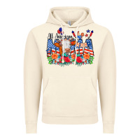 Vintage Artic All American Mama Cow Flowers Vintage Hoodie - CowCowDesign