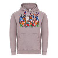 Vintage Zinc All American Mama Cow Flowers Vintage Hoodie - CowCowDesign